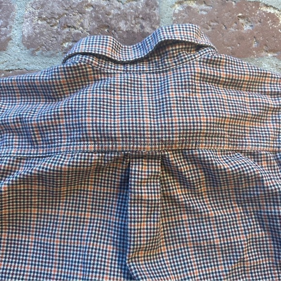 Eddie Bauer Men's Tall 3XL Flannel Multicolor Houndstooth Checked Long Sleeve - Picture 12 of 16